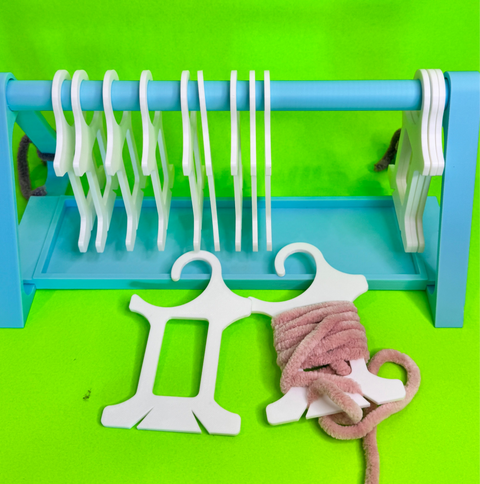 Hanging Yarn Bobbins with Tapered Slit – Tangle-Free Storage & Smooth Colorwork