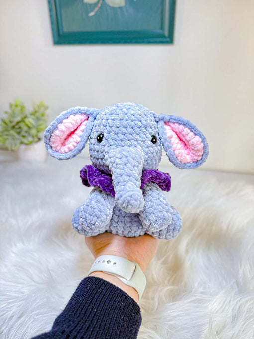 Free No-Sew Elephant Crochet Pattern (2-in-1)