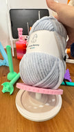 Portable Yarn Spinner System – Travel, Table & Hanging Yarn Holder (All-In-One Series)