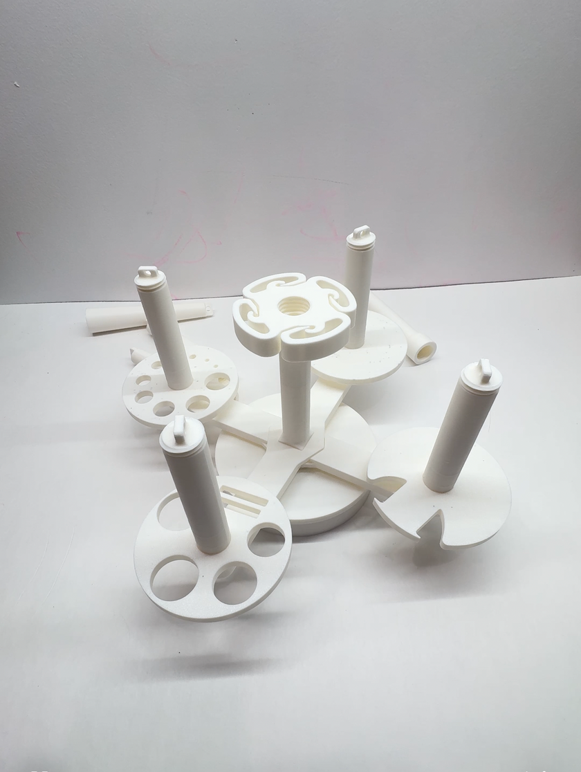 Multi Yarn Spinner System – Cake or Signature | Holder for Crochet & Knitting