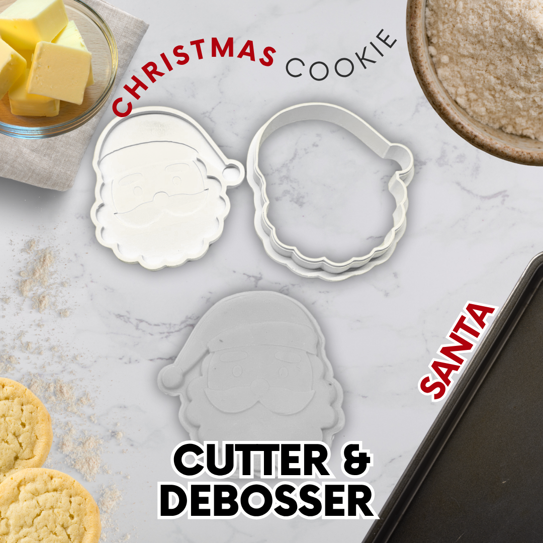 Christmas Cookie Cutter & Debosser Collection – 3D Printed or STL Files