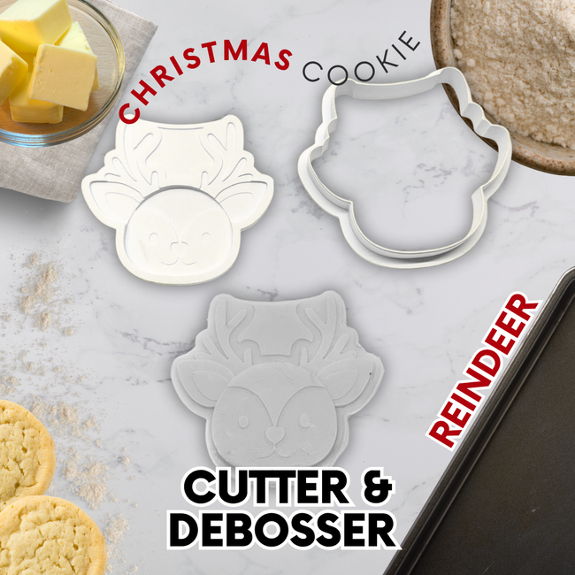 Christmas Cookie Cutter & Debosser Collection – 3D Printed or STL Files