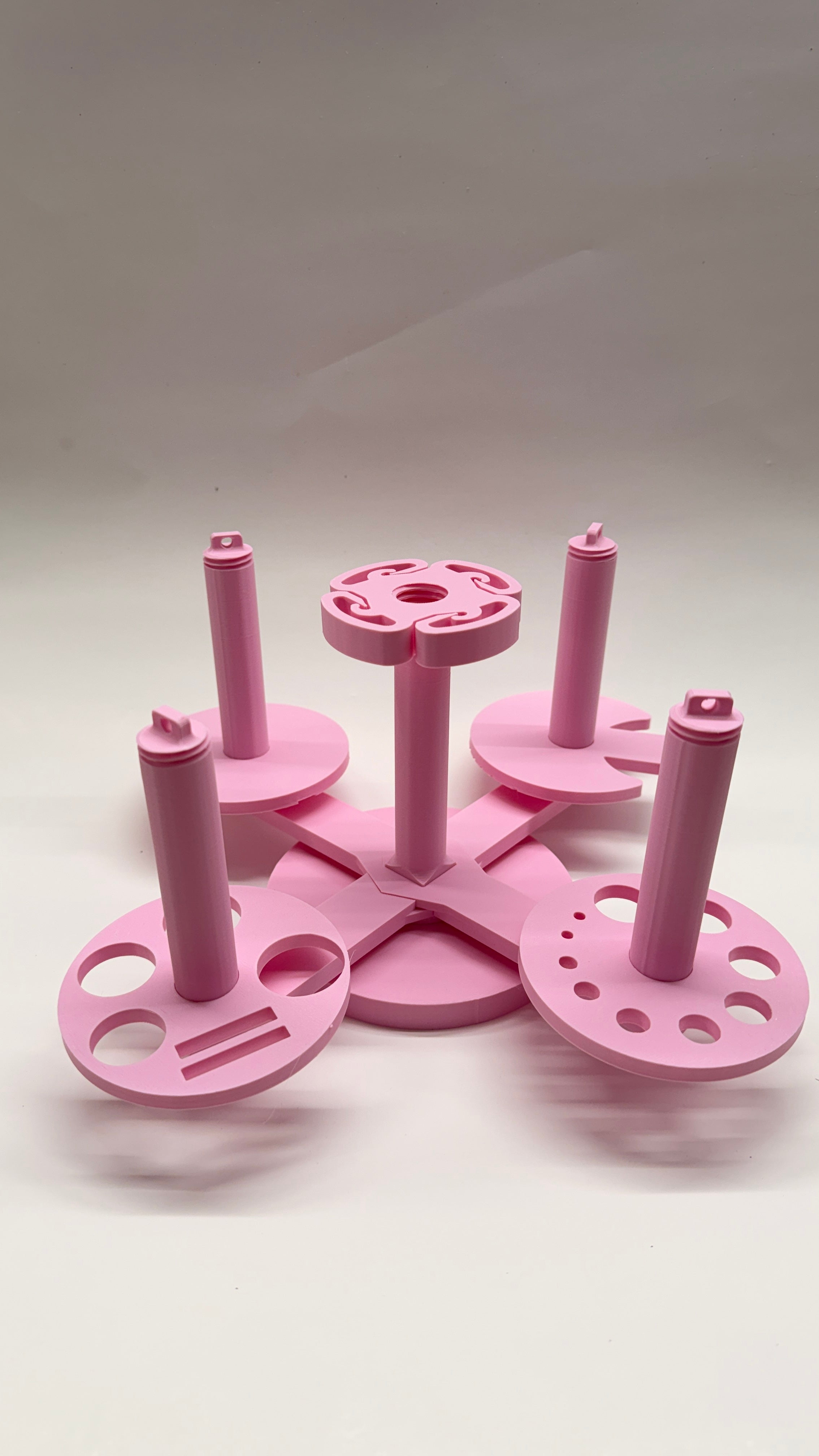 Multi Yarn Spinner System – Cake or Signature | Holder for Crochet & Knitting