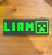 Custom 3D Printed Name Plates – Personalized Office or Craft Room Decor