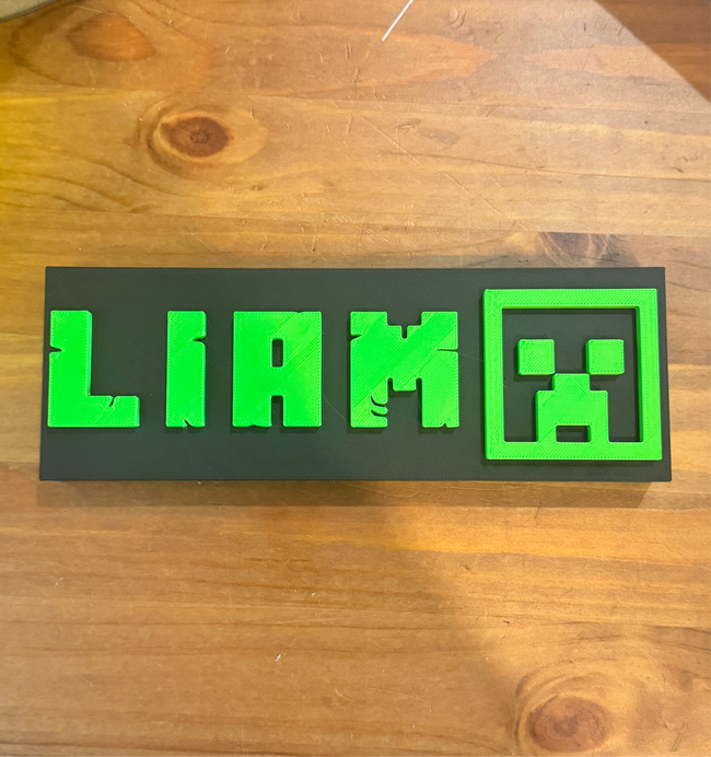 Custom 3D Printed Name Plates – Personalized Office or Craft Room Decor
