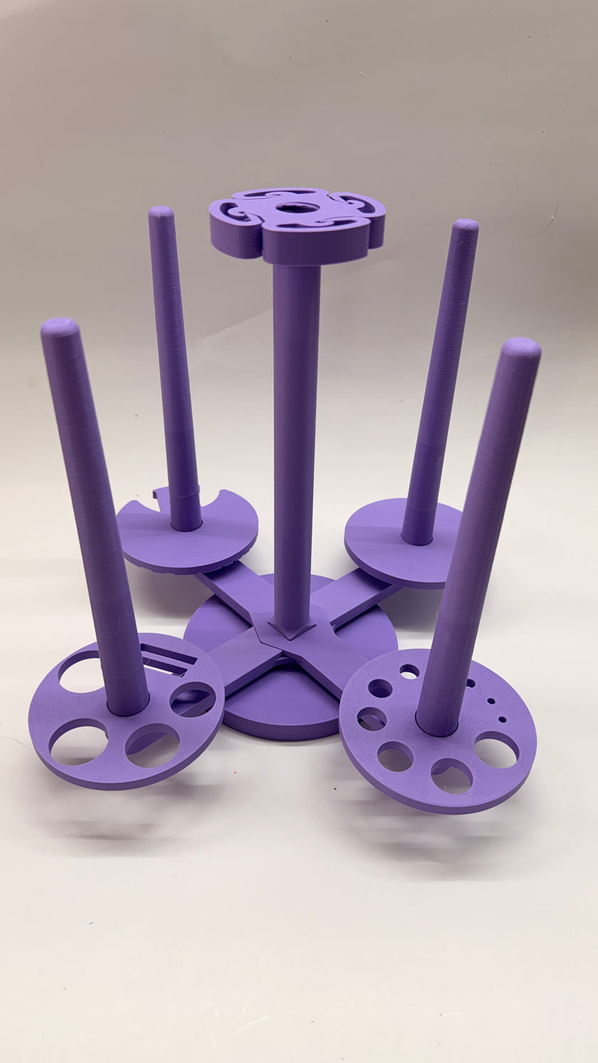 Multi Yarn Spinner System – Cake or Signature | Holder for Crochet & Knitting