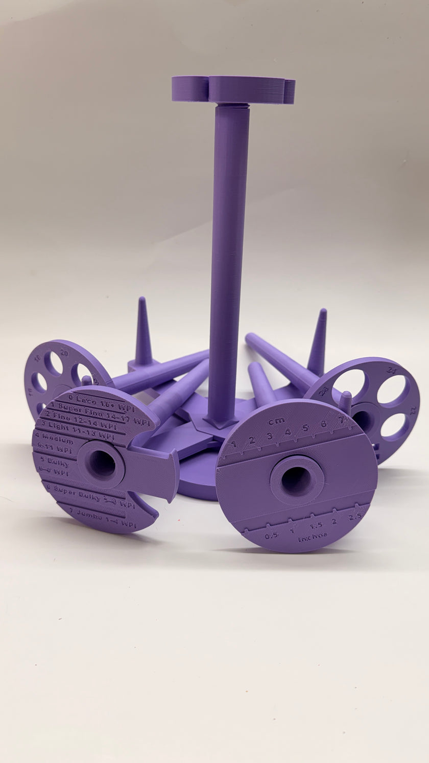 Multi Yarn Spinner System – Cake or Signature | Holder for Crochet & Knitting