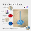 Portable Yarn Spinner System – Travel, Table & Hanging Yarn Holder (All-In-One Series)