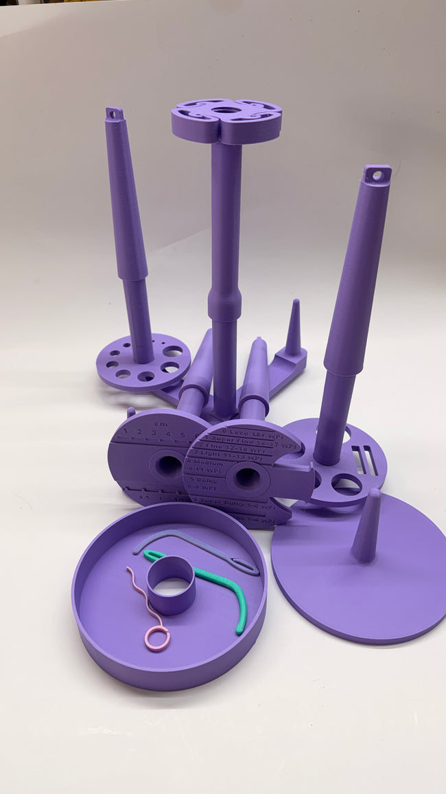 Multi-Yarn Spinner 2.0 – Adjustable size - Fits All Yarn, Crocheters & Knitters