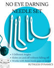 Self Threading Darning Needles for Blanket Yarn & Chenille - Smooth Large Eye Needles for Crochet & Yarn Projects