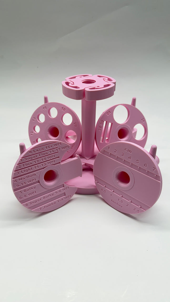 Multi Yarn Spinner System – Cake or Signature | Holder for Crochet & Knitting