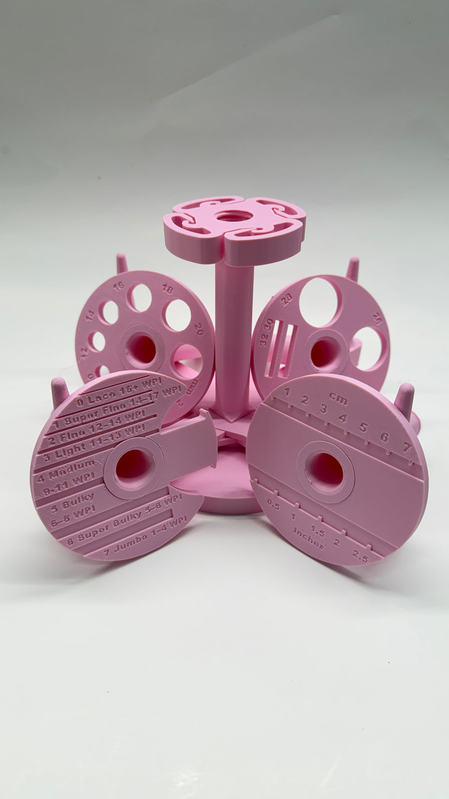 Multi Yarn Spinner System – Cake, Skein, or Signature | Holder for Crochet & Knitting