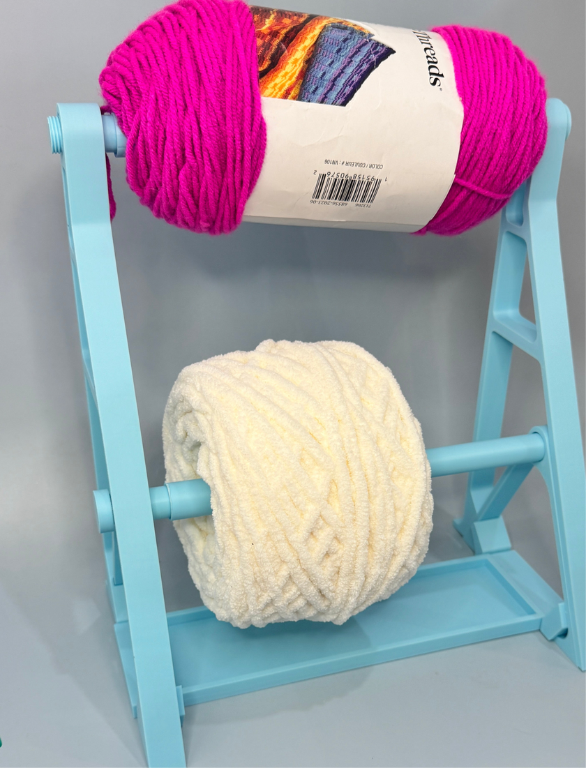 Horizontal Quad Yarn Spinner with Storage Base – 4x the Yarn