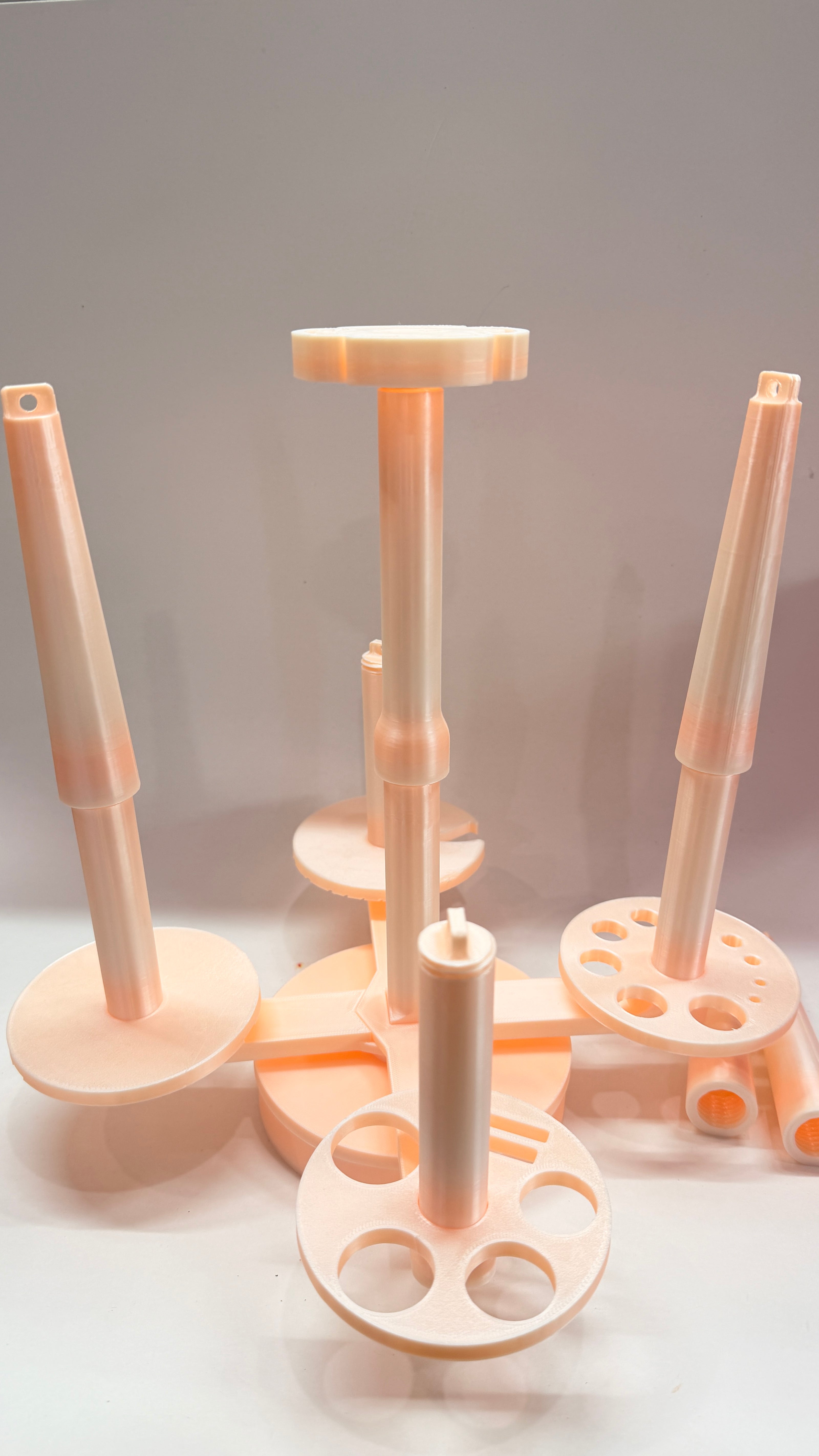 Multi Yarn Spinner System – Cake or Signature | Holder for Crochet & Knitting