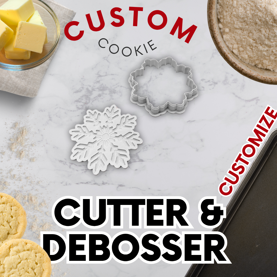 Christmas Cookie Cutter & Debosser Collection – 3D Printed or STL Files