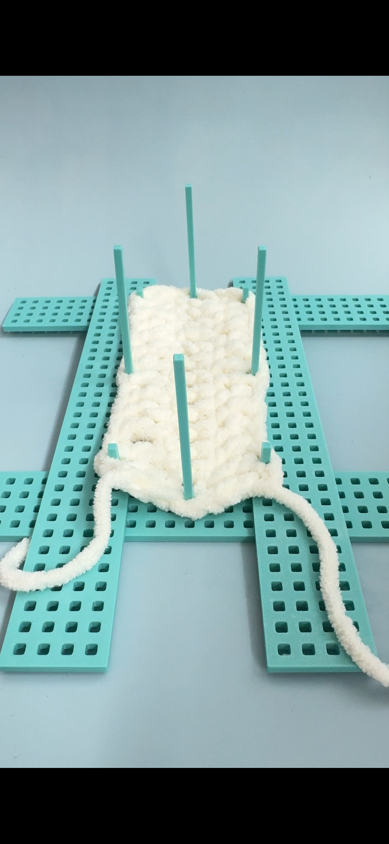 Portable 10.5” Crochet & Knitting Blocking Board – Perfect Finishing On the Go!