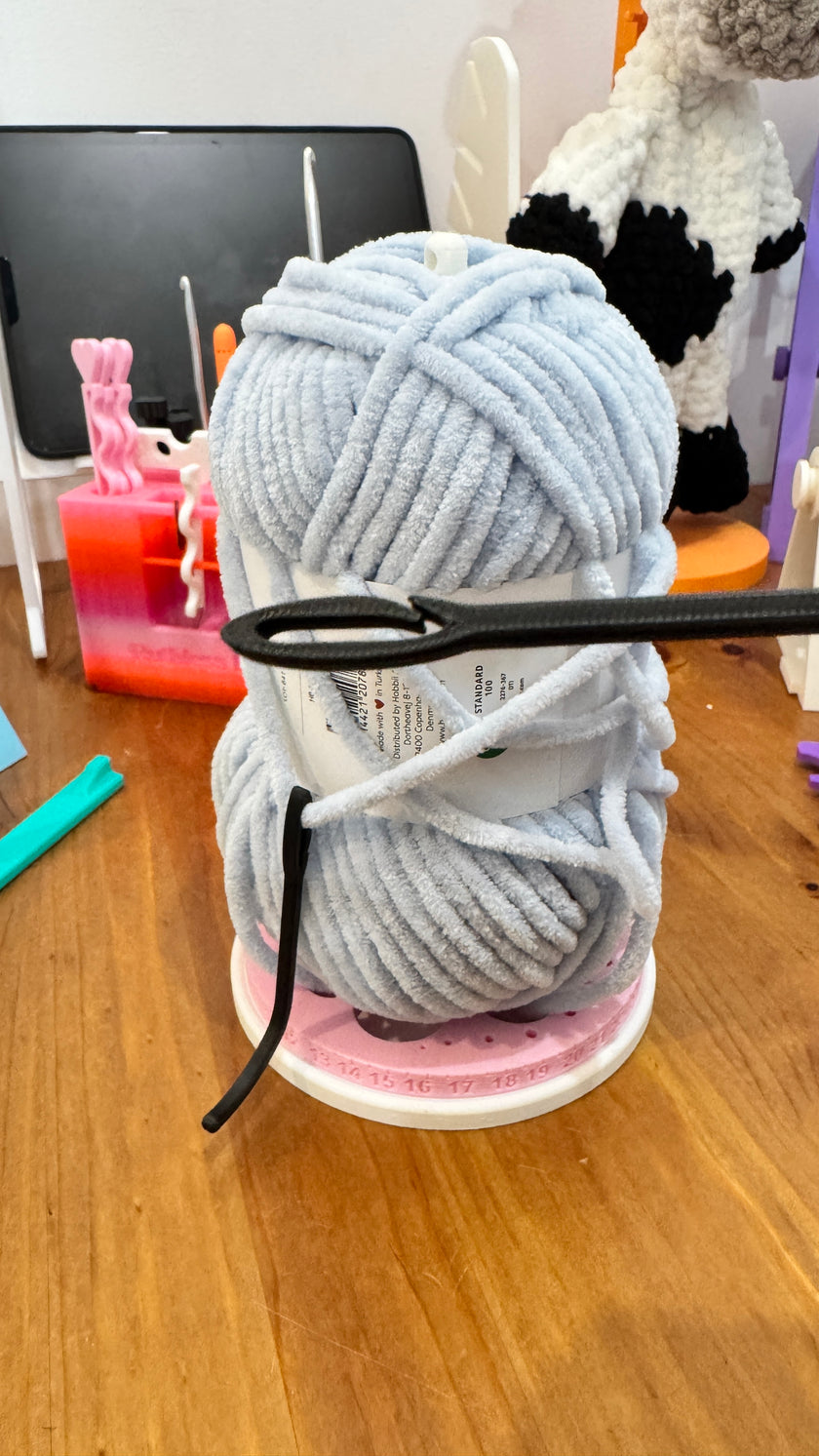 Self Threading Darning Needles for Blanket Yarn & Chenille - Smooth Large Eye Needles for Crochet & Yarn Projects