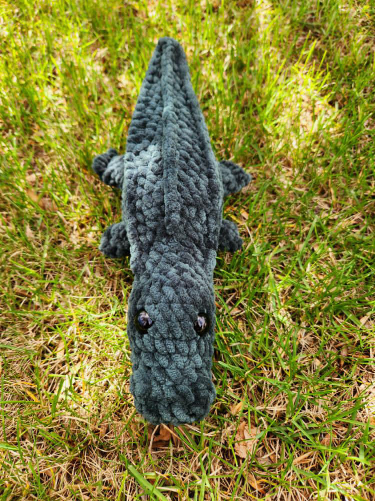 Crocodile/Alligator - NO-SEW Crochet pattern
