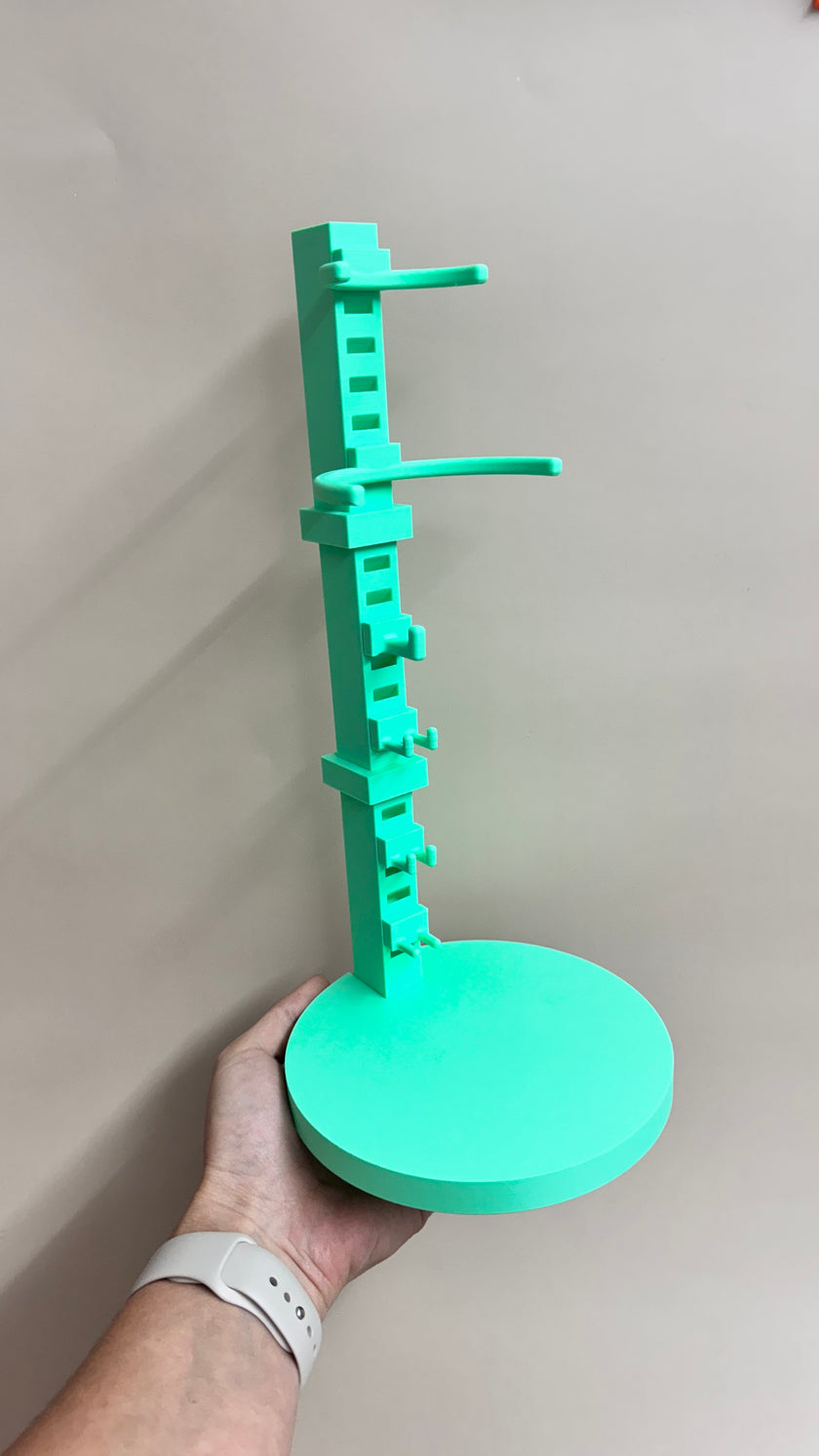 Adjustable Plushie Display Stand – 3D Printed, Modular Fit for Amigurumi & Plush Makers