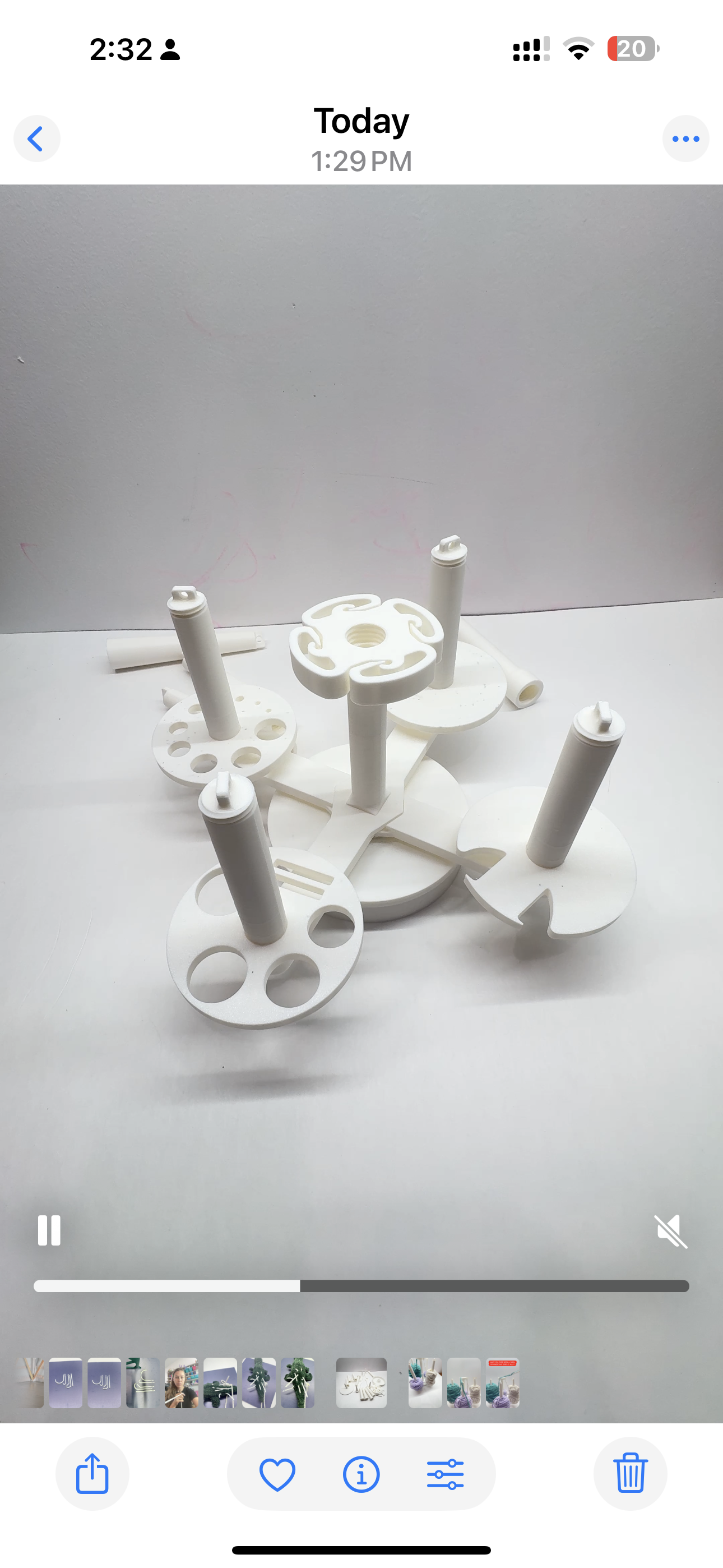 Multi-Yarn Spinner 2.0 – Adjustable size - Fits All Yarn, Crocheters & Knitters