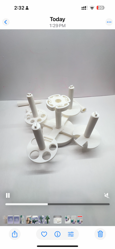 Multi-Yarn Spinner 2.0 – Adjustable size - Fits All Yarn, Crocheters & Knitters