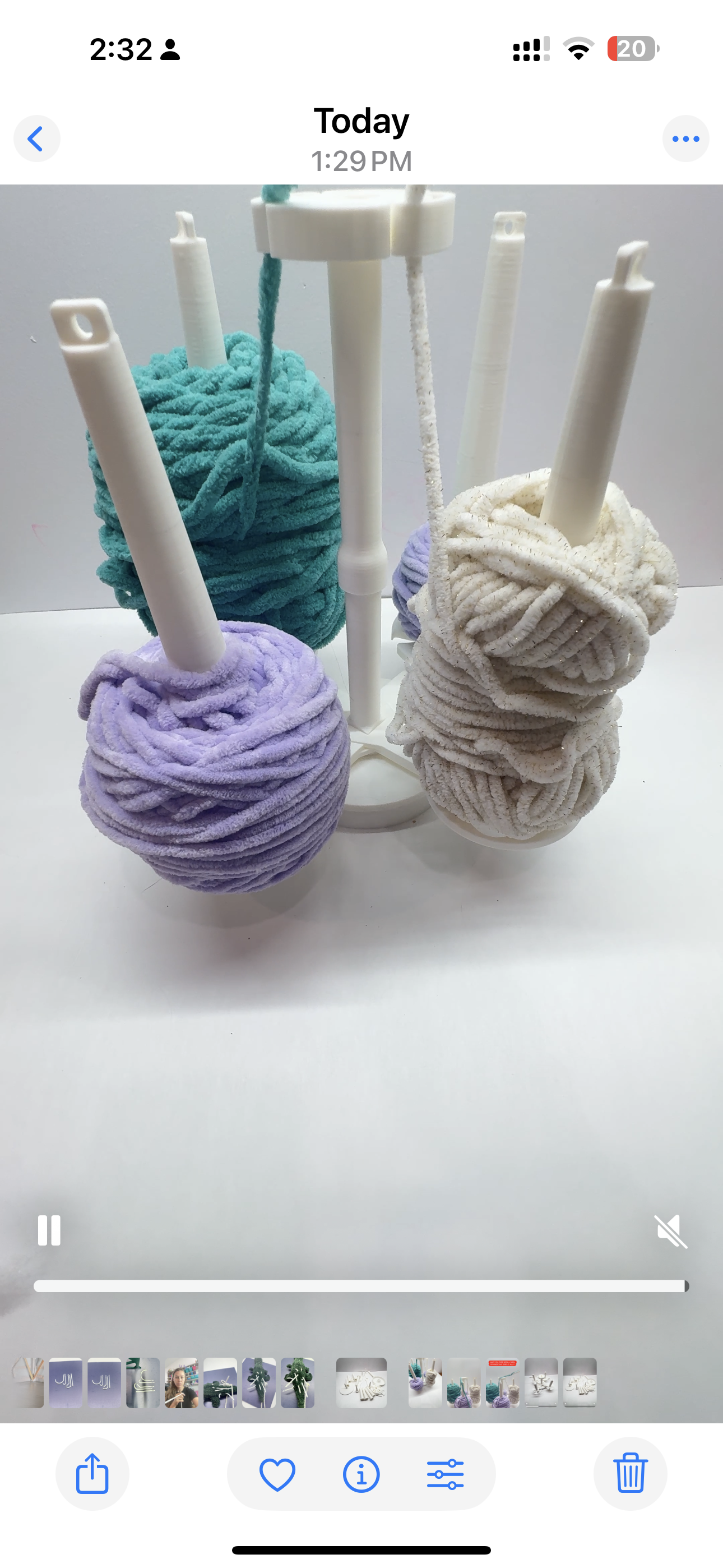 Multi-Yarn Spinner 2.0 – Adjustable size - Fits All Yarn, Crocheters & Knitters