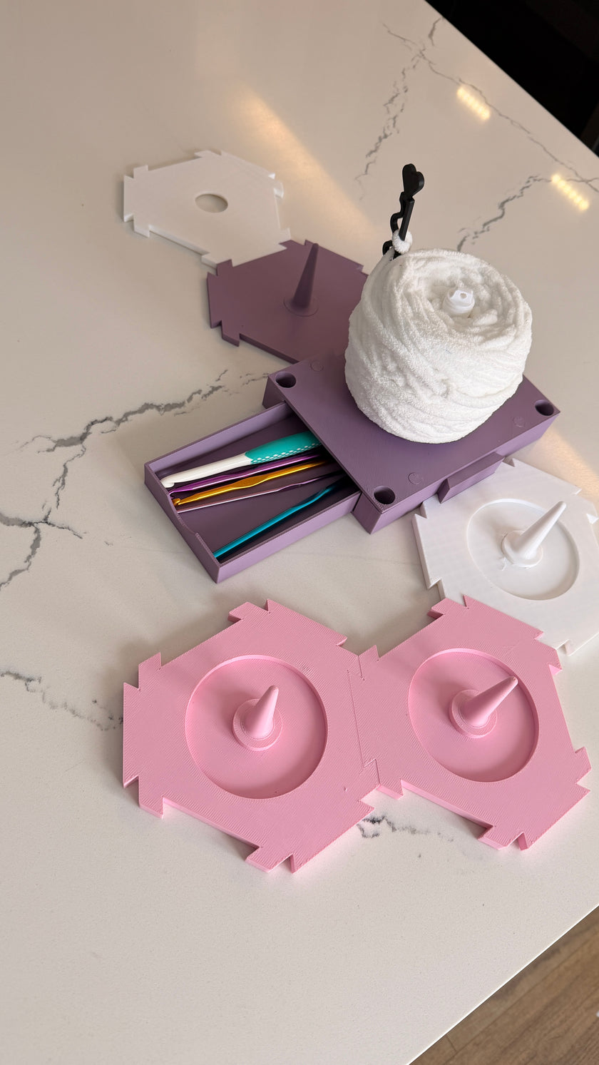 Build-A-Spin Modular Yarn Spinner System | Portable & Stackable Yarn ...