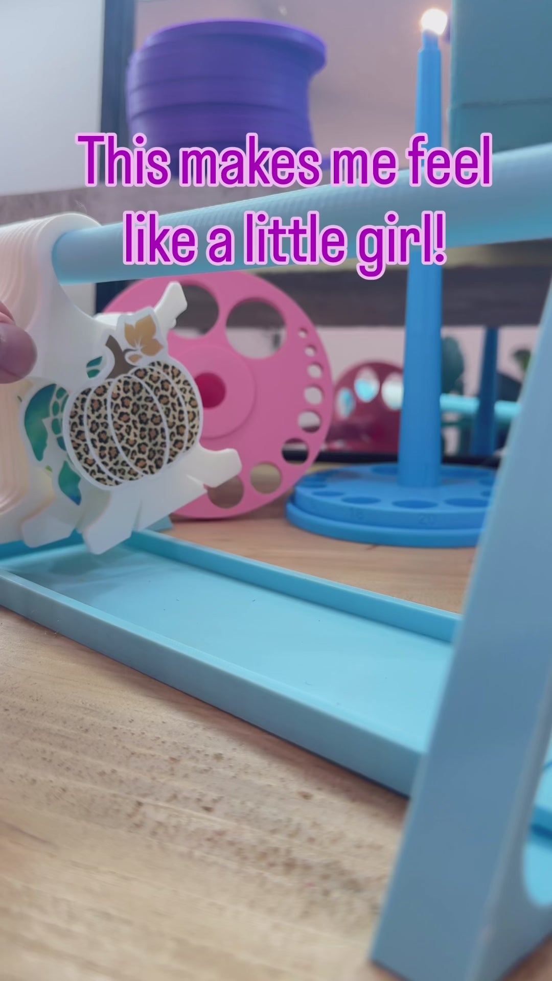 Hanging Yarn Bobbins with Tapered Slit – Tangle-Free Storage & Smooth Colorwork